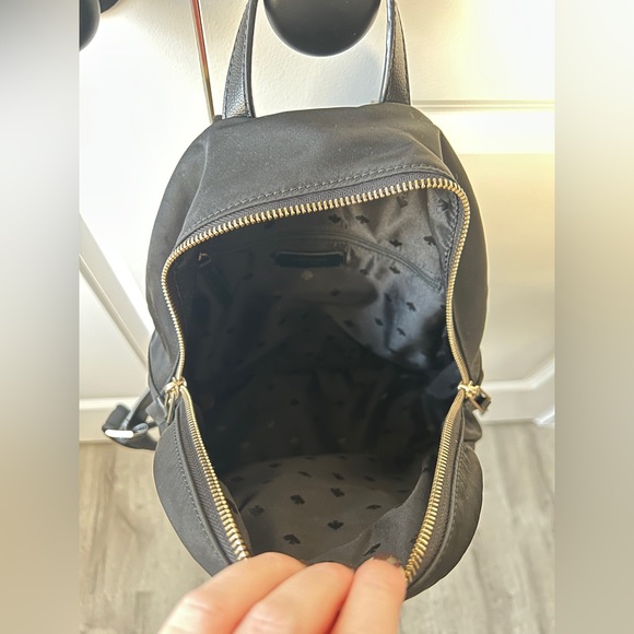 Black & Gold Kate Spade Mini Backpack - Picture 6 of 9